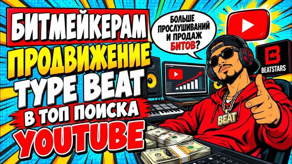 Продвижение битов на YouTube выводит Type Beat в ТОП поиска и приносит продажи лицензий